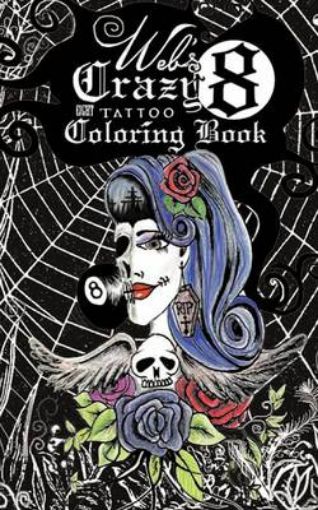 Picture of Web's Crazy 8 Tattoo Coloring Book