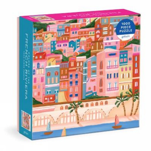 Picture of Colors of the French Riviera 1000 Piece Puzzle in Square Box