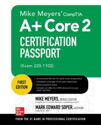 Picture of Mike Meyers' CompTIA A+ Core 2 Certification Passport (Exam 220-1102)