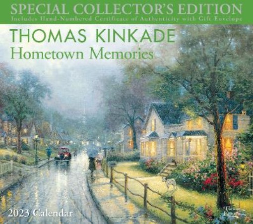 Picture of Thomas Kinkade Special Collector's Edition 2023 Deluxe Wall Calendar with Print