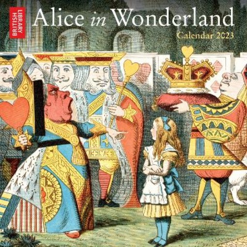 Picture of British Library: Alice in Wonderland Mini Wall Calendar 2023 (Art Calendar)