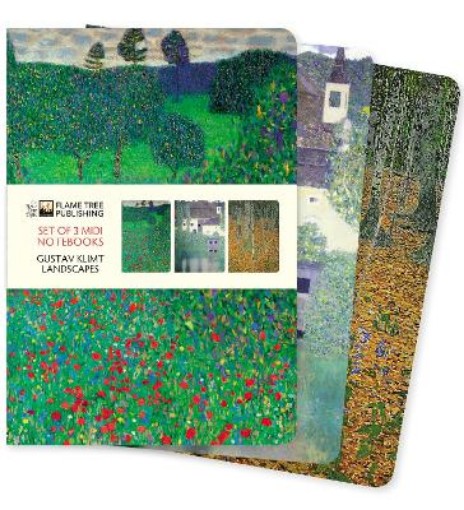 Picture of Gustav Klimt: Landscapes Set of 3 Midi Notebooks