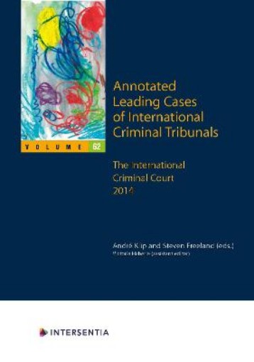 Picture of Annotated Leading Cases of International Criminal Tribunals - volume 62