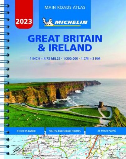 Picture of Great Britain & Ireland 2023 - Mains Roads Atlas (A4-Spiral)