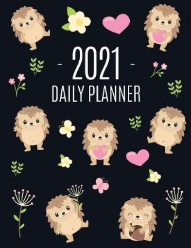 Picture of Cute Hedgehog Daily Planner 2021