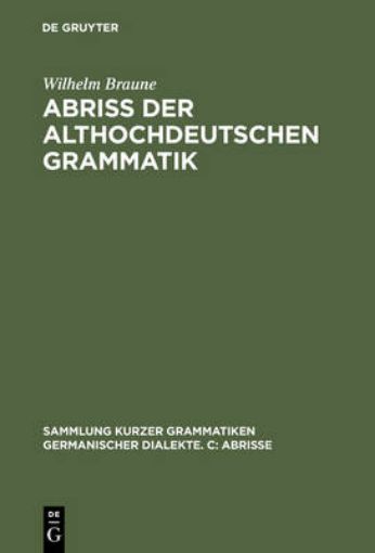 Picture of Abriss der althochdeutschen Grammatik