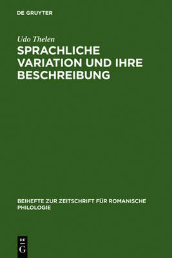 Picture of Sprachliche Variation und ihre Beschreibung