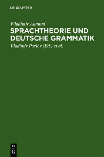 Picture of Sprachtheorie und deutsche Grammatik