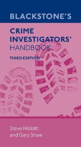 Picture of Blackstone's Crime Investigators' Handbook