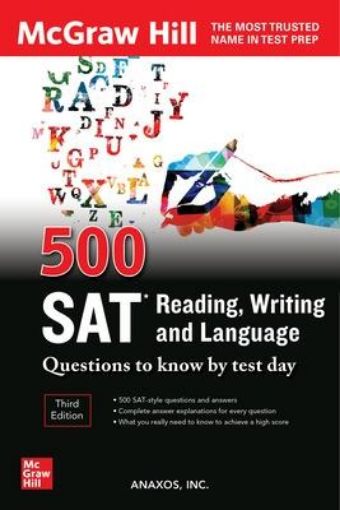 Picture of 500 SAT Reading, Writing and Language Questions to Know by Test Day, Third Edition