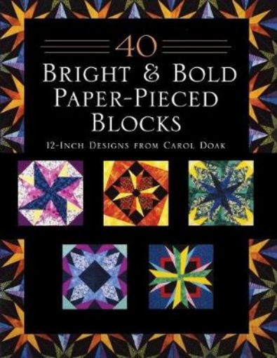 Picture of 40 Bright & Bold Paper-Pieced Blocks