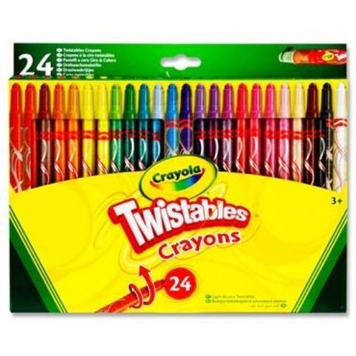 Picture of CRAYOLA Twistables Colouring Crayons 24 pack
