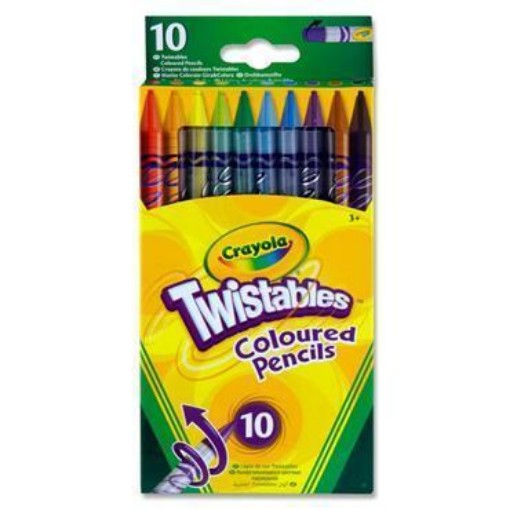 Picture of CRAYOLA Twistables Colouring Pencils 10 pack