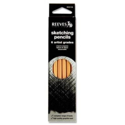 Picture of Reeves Box 6 Artist Grade Sketching Pencils