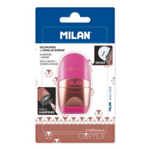 Picture of Milan Sharpener/Eraser Copper