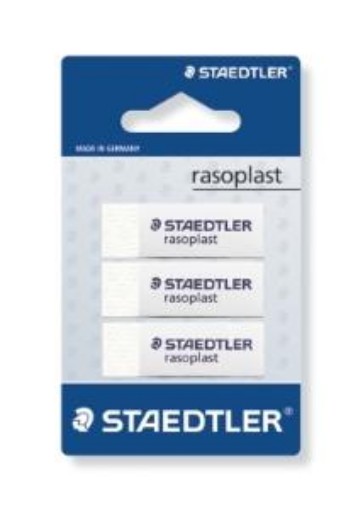 Picture of STAEDTLER ERASER CARDED 3 PACK