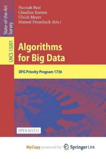Picture of Algorithms for Big Data