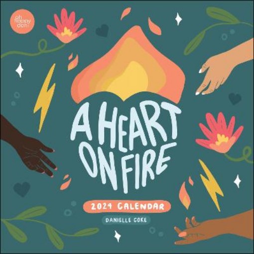 Picture of Heart on Fire 2024 Wall Calendar