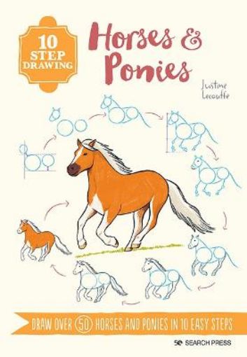 Picture of 10 Step Drawing: Horses & Ponies