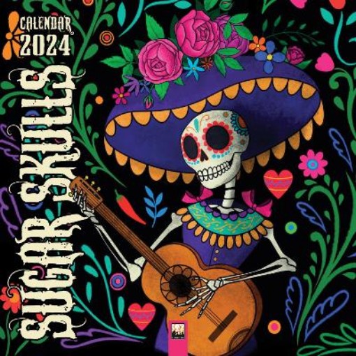Picture of Sugar Skulls Wall Calendar 2024 (Art Calendar)