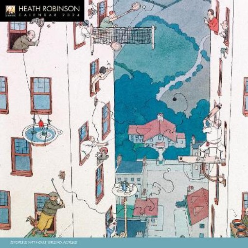 Picture of Heath Robinson Wall Calendar 2024 (Art Calendar)