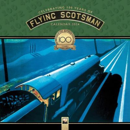 Picture of National Railway Museum: The Flying Scotsman Wall Calendar 2024 (Art Calendar)
