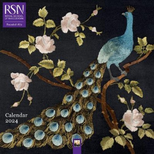 Picture of Royal School of Needlework Wall Calendar 2024 (Art Calendar)