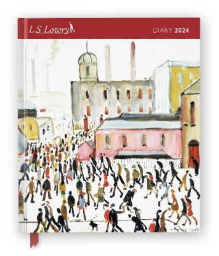 Picture of L.S. Lowry 2024 Desk Diary - Week to View, Illustrated on every page