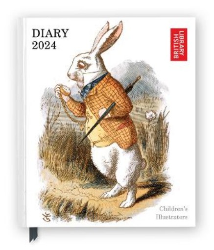 Picture of British Library: Children's Illustrators 2024 Desk Diary - Week to View, Illustrated on every page