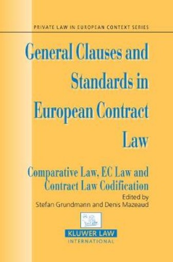 Picture of General Clauses and Standards in European Contract Law