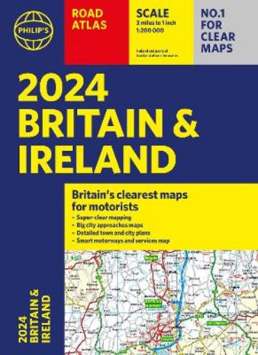 Picture of 2024 Philip's Road Atlas Britain and Ireland