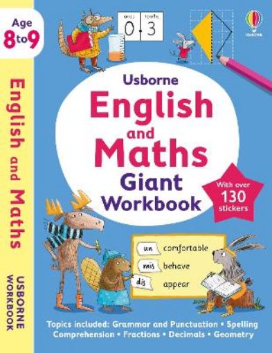 Picture of Usborne English and Maths Giant Workbook 8-9