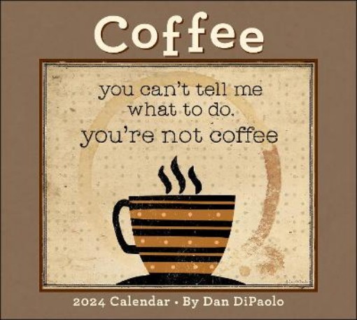 Picture of Coffee 2024 Deluxe Wall Calendar