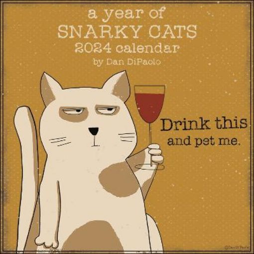 Picture of Year of Snarky Cats 2024 Wall Calendar