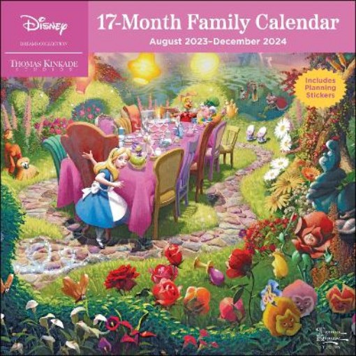 Picture of Disney Dreams Collection by Thomas Kinkade Studios: 17-Month 2023-2024 Family Wa