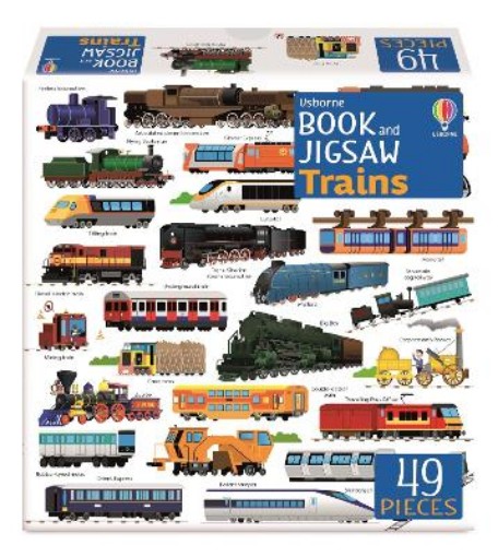 Picture of Usborne Book and Jigsaw Trains