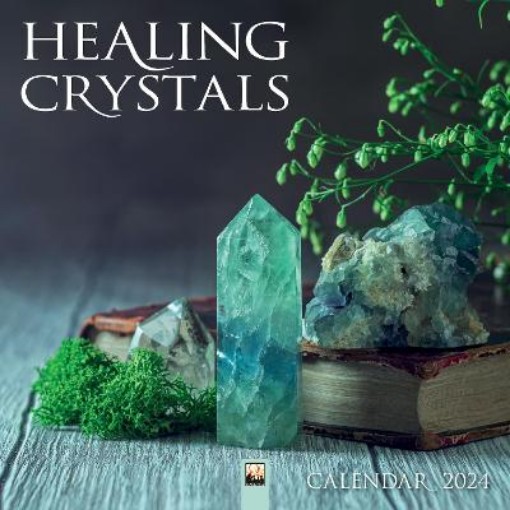 Picture of Healing Crystals Wall Calendar 2024 (Art Calendar)
