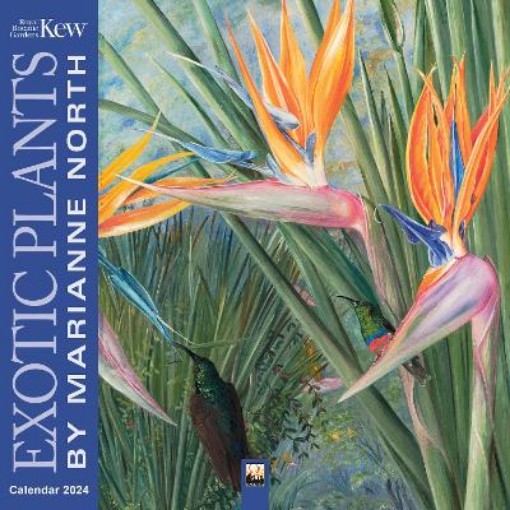 Picture of Kew Gardens: Marianne North Wall Calendar 2024 (Art Calendar)