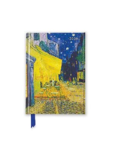 Picture of Vincent van Gogh: Cafe Terrace 2024 Luxury Pocket Diary - Week to View
