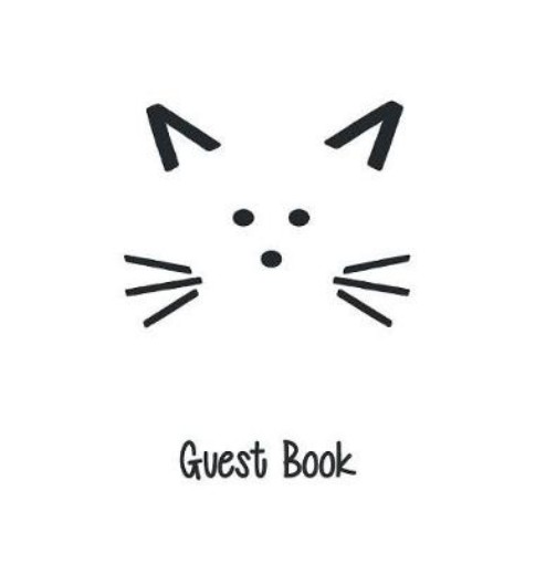 Picture of Cat Guest Book, Guests Comments, B&B, Visitors Book, Vacation Home Guest Book, Beach House Guest Book, Comments Book, Visitor Book, Holiday Home, Retreat Centres, Family Holiday Guest Book (Hardback)