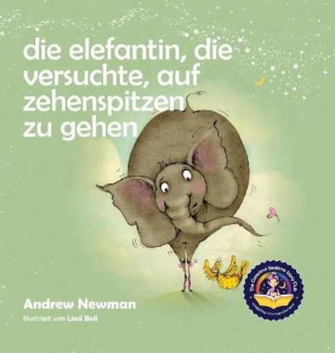 Picture of Elefantin, die versuchte, auf Zehenspitzen zu gehen