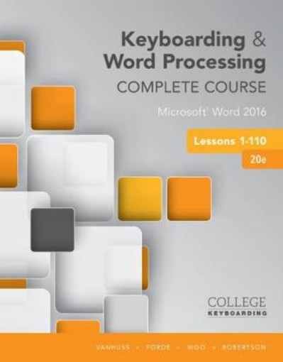 Picture of Keyboarding and Word Processing Complete Course Lessons 1-110