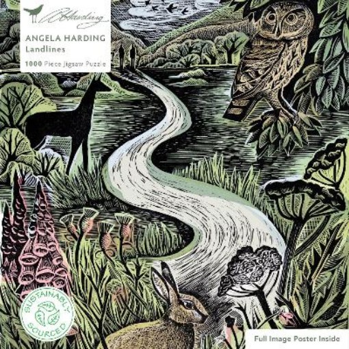 Picture of Adult Sustainable Jigsaw Puzzle Angela Harding: Landlines