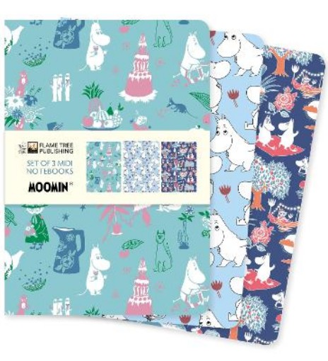 Picture of Moomin Classics Set of 3 Midi Notebooks