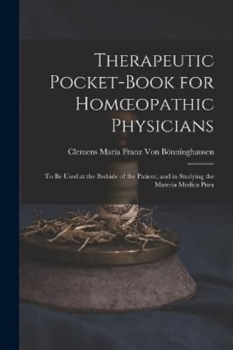 Picture of Therapeutic Pocket-Book for Homoeopathic Physicians