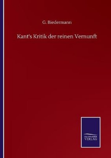 Picture of Kant's Kritik der reinen Vernunft
