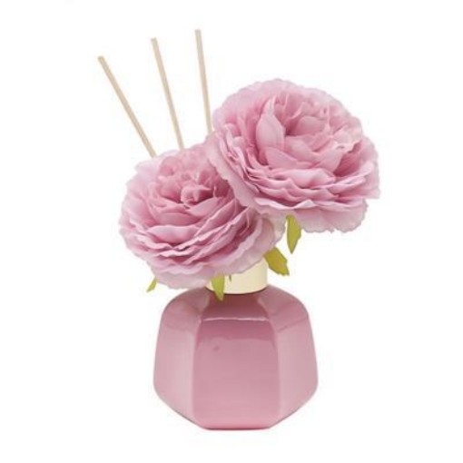 Picture of Pottery Diffuser & Pink Flowers