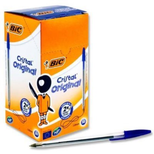 Picture of BIC - Cristal Medium Ballpoint Pen - Blue