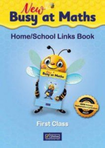 Picture of Busy at Maths 1 - First Class - Home / School Links Book - New Edition (2024)