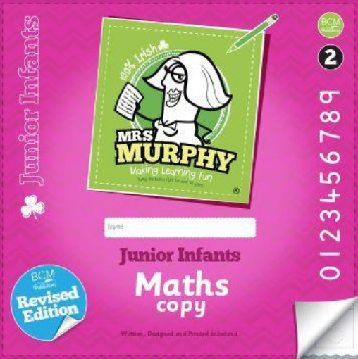 Picture of Mrs Murphy's Maths Copies - Pack of 2 - Junior Infants - 2nd / New Edition (2024)